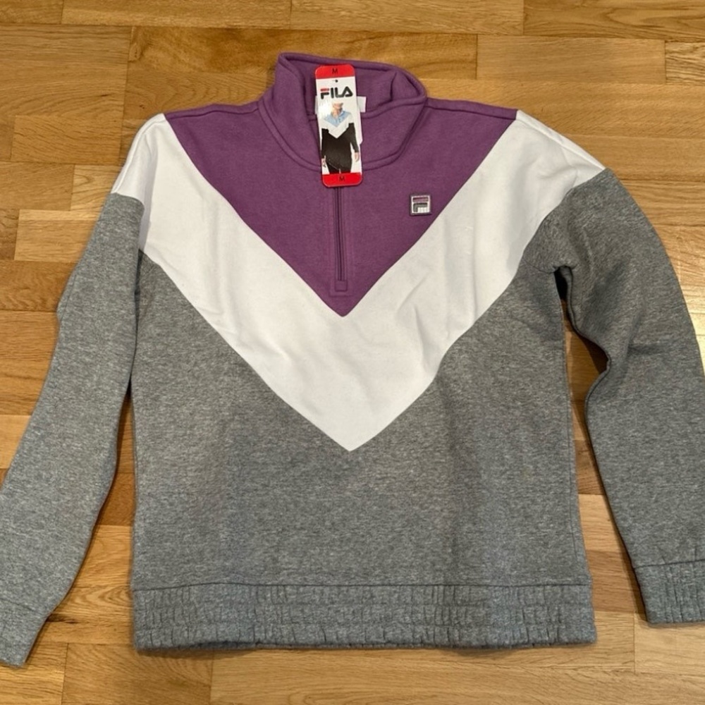 Fila nwt ladies 1/4 zip fleece pullover